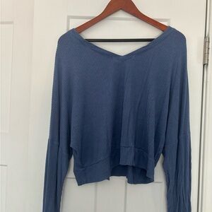 Target Blue V-Neck Sweater